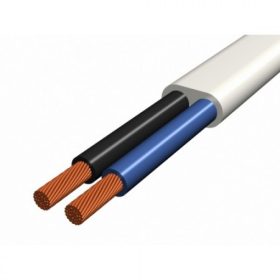 PVC köpenyes, lapos, sodrott kábel (MTL)