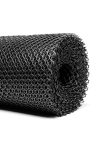 20*20mm baromfirács műanyag fekete 100cm*25m