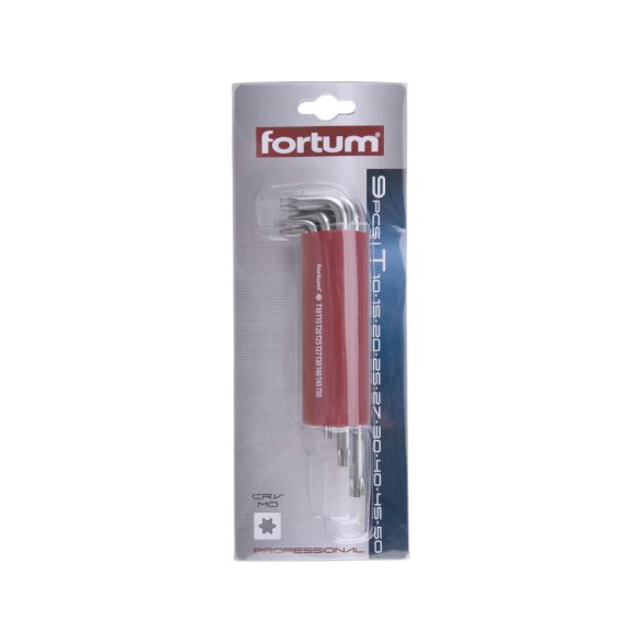 FORTUM torx kulcs készlet 9 részes T10-50