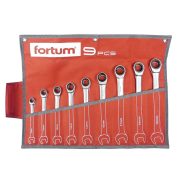   FORTUM racsnis csillag-villás kulcs készlet 9 részes 8-19mm (4720104)