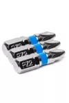 FORTUM behajtóhegy PZ2*25mm (3 darab)