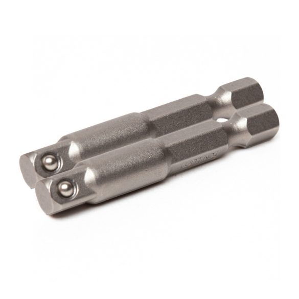 FORTUM dugókulcs adapter gépi befogásához, 2 darab 1/4" 50mm