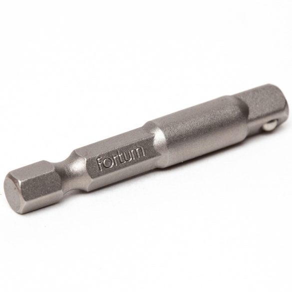 FORTUM dugókulcs adapter gépi befogásához, 2 darab 1/4" 50mm
