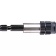   FORTUM bittartó szár mágneses 1/4" 60mm, Fix-Clip gyorskioldó