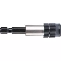   FORTUM bittartó szár mágneses 1/4" 60mm, Fix-Clip gyorskioldó