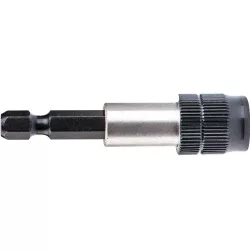   FORTUM bittartó szár mágneses 1/4" 60mm, Fix-Clip gyorskioldó