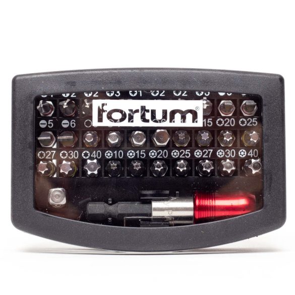 FORTUM bit készlet 32 részes 1/4"*25mm bit