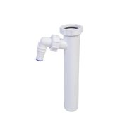 Kötőcső mosógép csatlakozóval 260mm hosszú 40mm