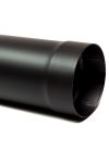 130 kandallócső fekete 50cm vastagfalú (2mm)