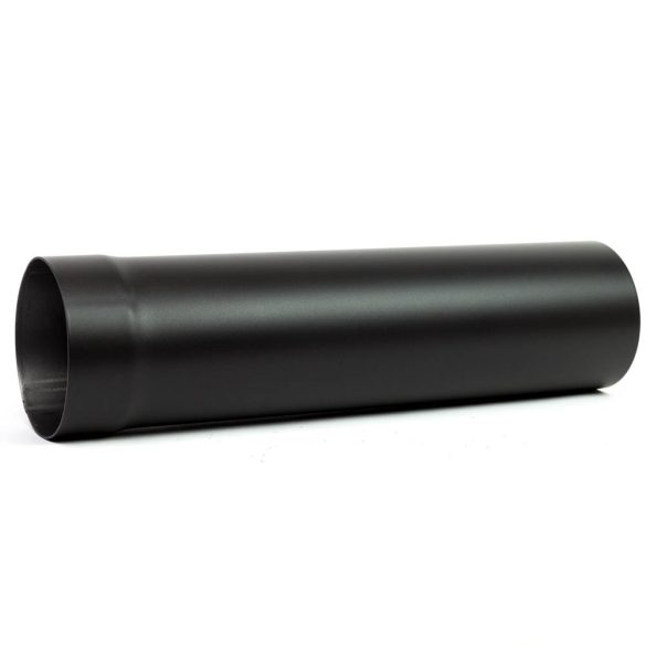 130 kandallócső fekete vastagfalú (50cm)
