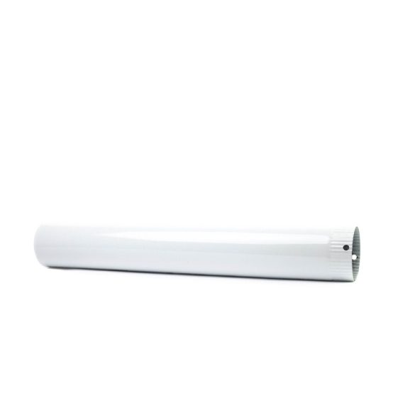 105 füstcső fehér zománcozott (80cm)