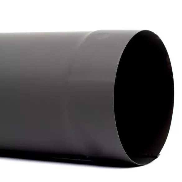 130 füstcső fekete (80cm)