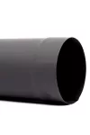 150 füstcső fekete (40cm)