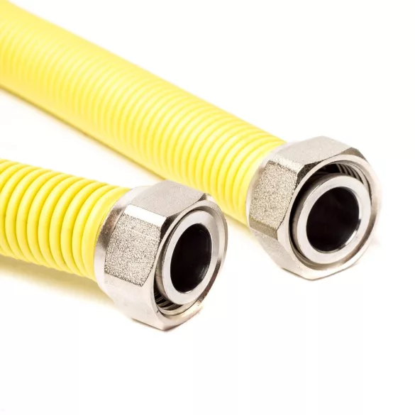 1/2"-1/2" 30cm-60cm nyújtható flexibilis gáz bekötőcső BB – VasMuszakiBolt.hu