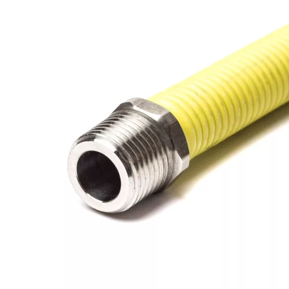 1/2"-1/2" 30cm-60cm nyújtható flexibilis gáz bekötőcső KB – VasMuszakiBolt.hu