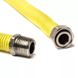 1/2"-1/2" 50cm-100cm nyújtható flexibilis gáz bekötőcső KB – VasMuszakiBolt.hu