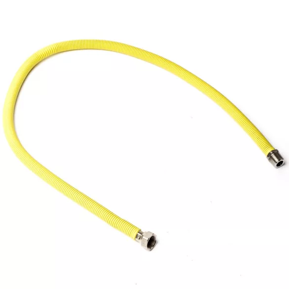 1/2"-1/2" 75cm-150cm nyújtható flexibilis gáz bekötőcső KB – VasMuszakiBolt.hu
