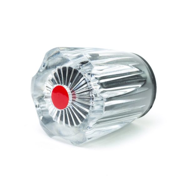 Csapfogantyú kristály 3/8" ricnis piros