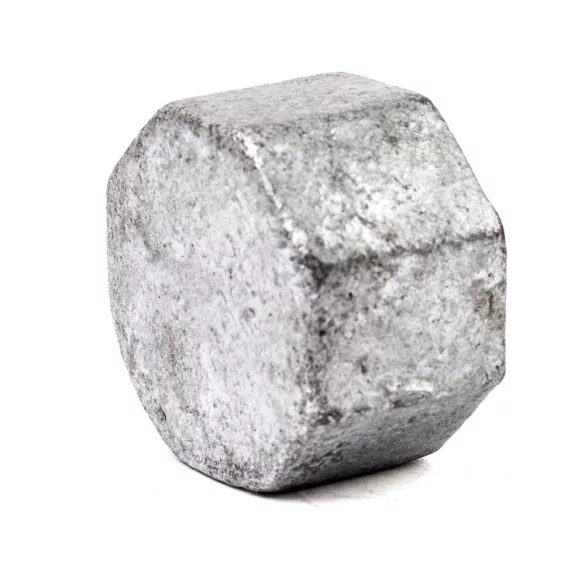 1" kupak horganyzott, 1" horganyzott kupak – DN25-ös belső menetes tömör acél végzáró – VasMuszakiBolt.hu