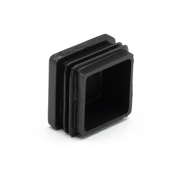 25*25mm záródugó zártszelvényhez műanyag fekete