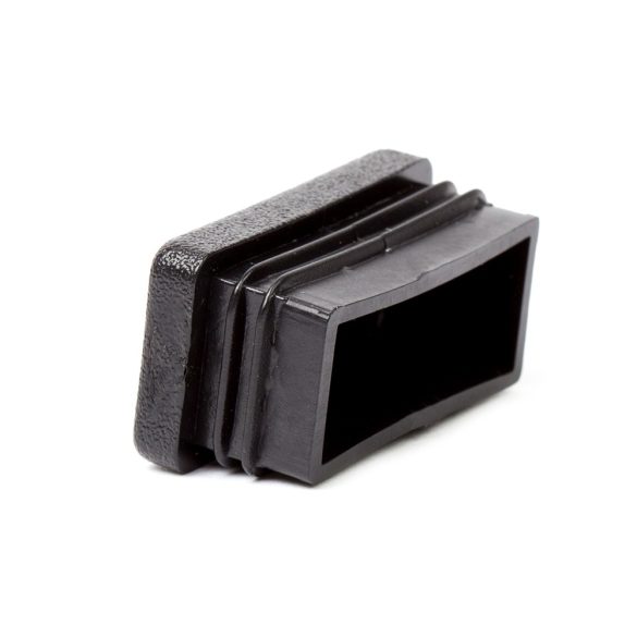 40*20mm záródugó zártszelvényhez műanyag fekete