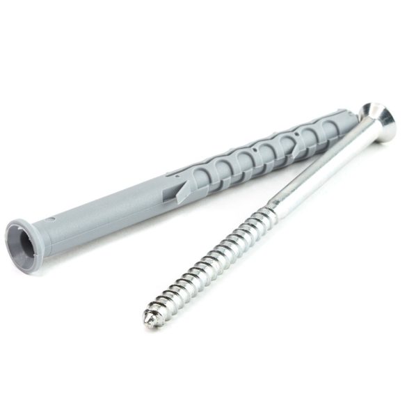 10*80mm tokrögzítő tipli süllyesztett fejű (PZ-3) csavarral
