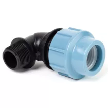 25-3/4" könyök KM KPE UNIDELTA, 25-3/4" KPE könyök KM UNIDELTA – 90°-os – VasMuszakiBolt.hu