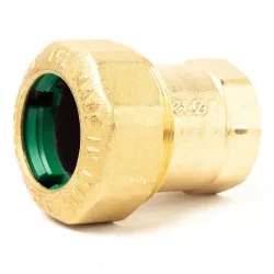 32-1" csatlakozó idom BM KPE réz, 32-1" KPE réz csatlakozó idom BM TECNOVIELLE – sárgaréz, max – VasMuszakiBolt.hu
