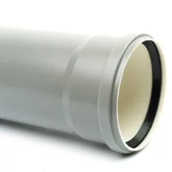 110 PVC cső tokos (50cm), Könnyen szerelhető, tartós PVC cső szűk helyekhez – VasMuszakiBolt.hu