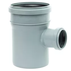 110-50 T idom szűkített PVC, PP T-idom szűkített 110/50 mm: szürke – VasMuszakiBolt.hu