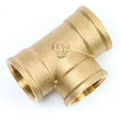 1/2" T idom réz