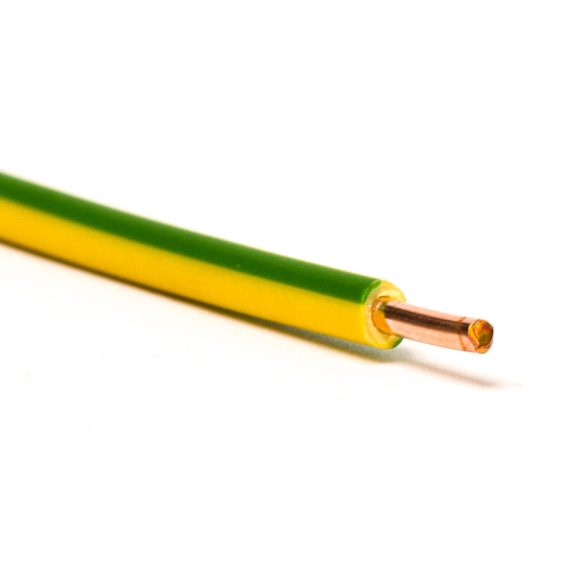 1,5mm2 Mcu /H07V-U/ vezeték, zöld-sárga