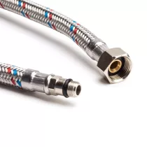 3/8"-10 50cm flexibilis bekötőcső csaptelephez