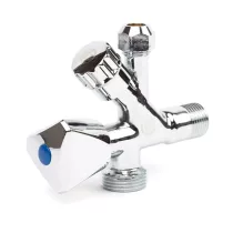   1/2"-3/8"-3/4" kombinált sarokszelep MELSCHER