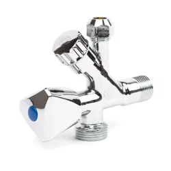   1/2"-3/8"-3/4" kombinált sarokszelep MELSCHER