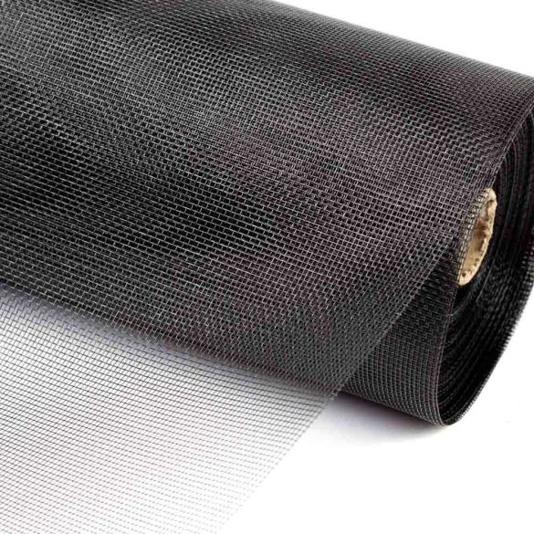 Szúnyogháló üvegszálas 120cm fekete