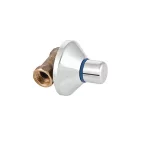 3/4" csempeszelep, nikkelezett