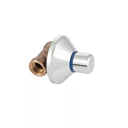 3/4" csempeszelep, nikkelezett