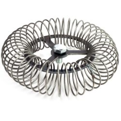 170mm kéménykefe fej rugós acél hattéglás M10