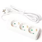 3-as elosztó. 5m fehér (hosszabbító)