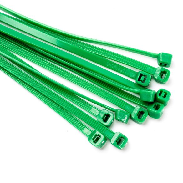 140*3,6mm kábelkötegelő zöld