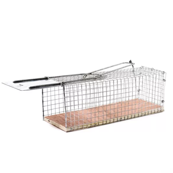 27 cm-es élvefogó patkánycsapda szögletes