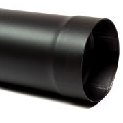 160 kandallócső fekete vastagfalú (1m)