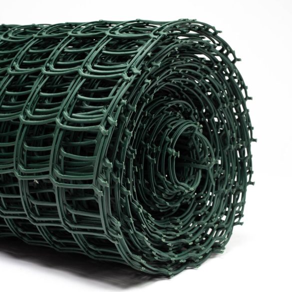 100cm műanyag kerti rács zöld 50*50mm