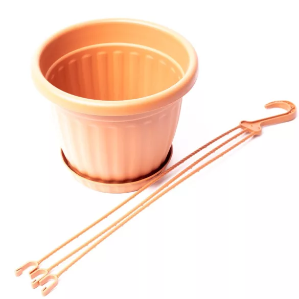 Akasztós cserép 20cm terrakotta