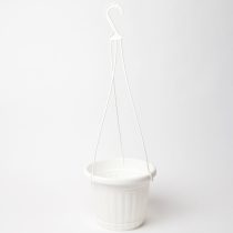 Akasztós cserép 30cm fehér
