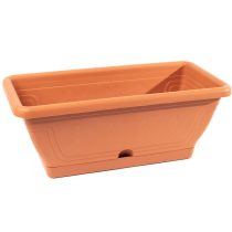 40cm balkonláda+alj terrakotta