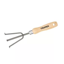   TRUPER kis földlazító 3 ágú lakkozott fa nyeles 29cm (GTS-CV)