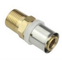   20-3/4" Csatlakozó idom KM ötrétegű préselhető MELSCHER