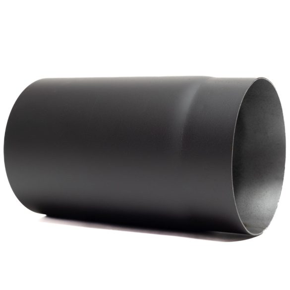 120 kandallócső fekete 25cm vastagfalú (1,5mm)